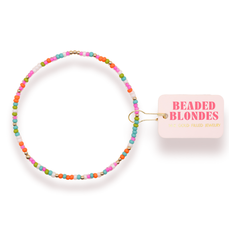 Groovy Sprinkle Bracelet: Extended 7.25 Inch