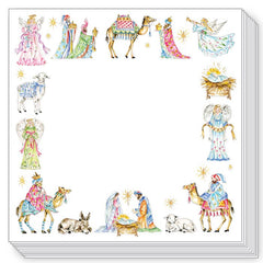 Nativity Icons Holy Family, Wisemen & Angels Block Notepad