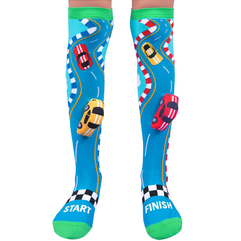 RACING CARS SOCKS: Toddler Age 3 - 5