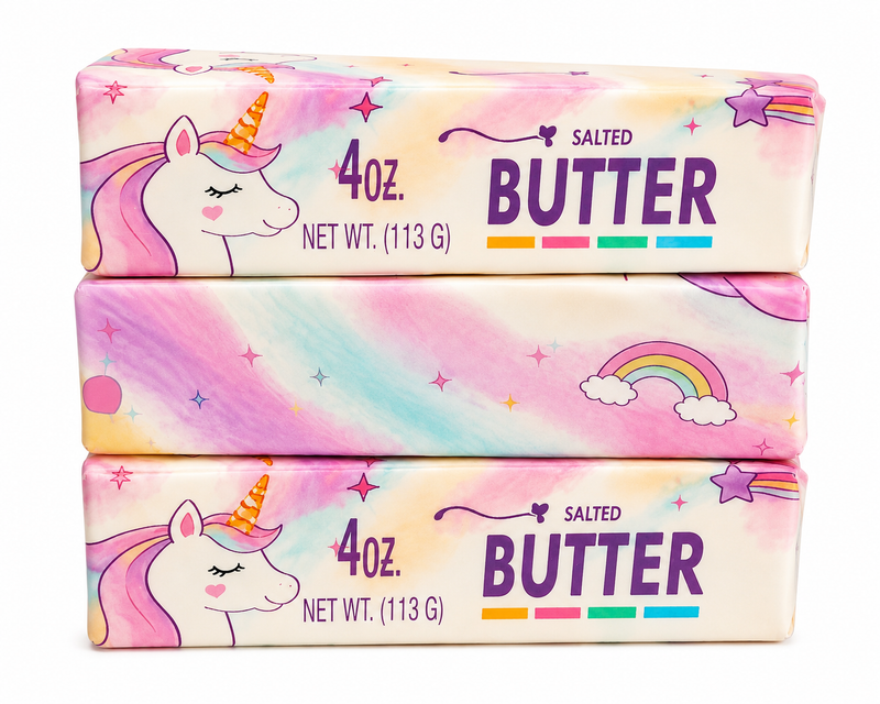 Unicorn Slow Rise 4oz Butter Squishy 🦄🧈-Sensory Toy