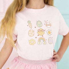 Groovy Chick Easter Short Sleeve T-Shirt