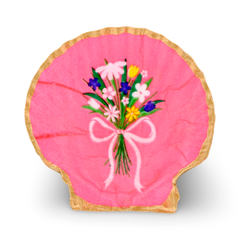 Pink Bouquet Shell Jewelry and Trinket Dish