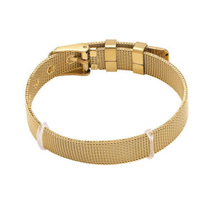 Bubble initial bracelet
