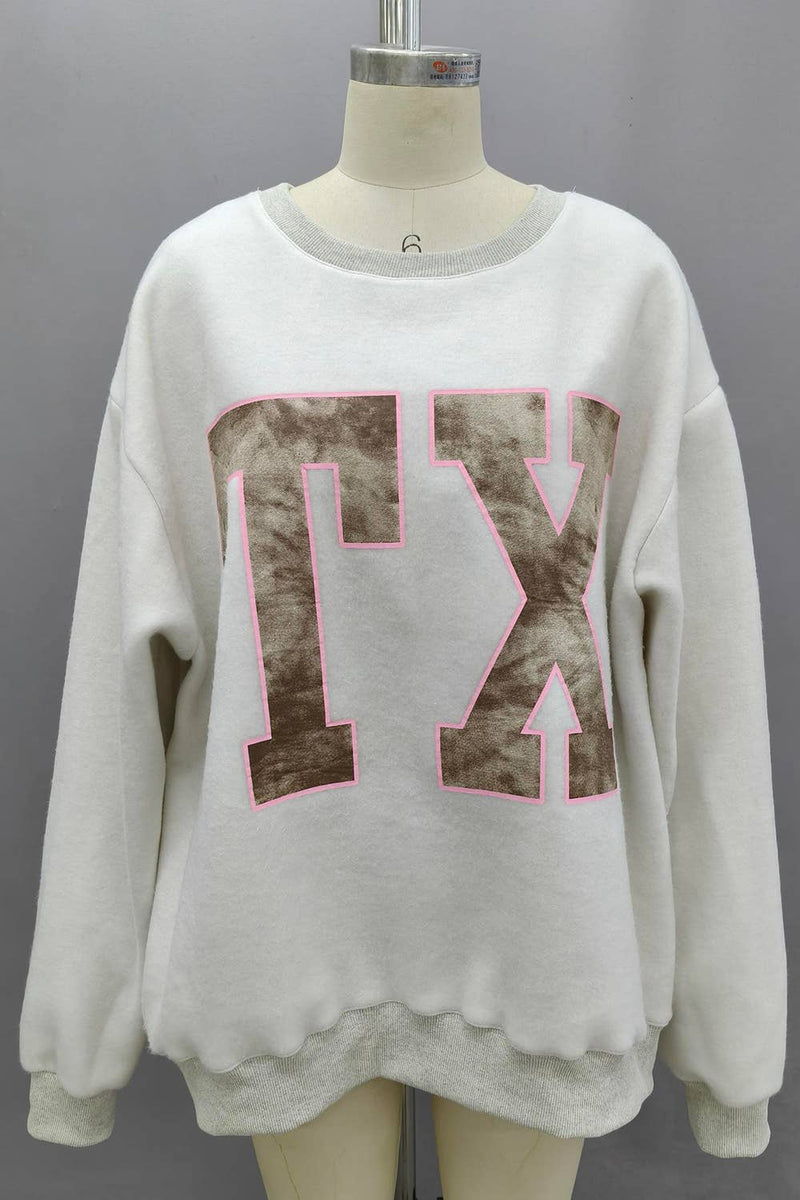 TEXAS Reversible Varsity Fleece Sweatshirt