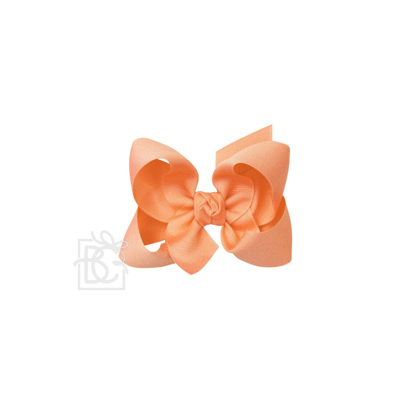 SIGNATURE GROSGRAIN BOW ON CLIP: 4.5" Large - 1.5" Ribbon on Alligator clip