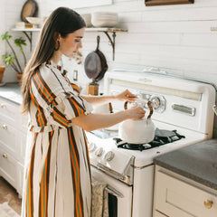 Vintage Stripe Charlotte Dress