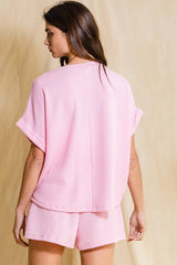 'TEXAS' Comfy Oversize Graphic Sweatshirt Top