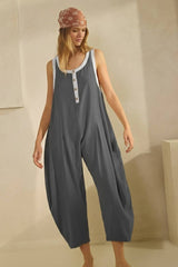 Relaxed Sleeveless Jumpsuit
