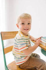 Alex Tee in Primary Stripe