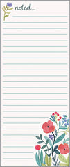 List Pad - Secret Flower Garden
