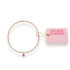 Birthstone Charm Bracelets: Extended 7.25 inch