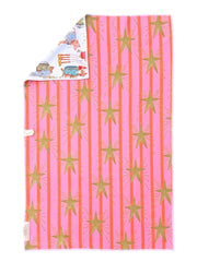 Light Of The World: Reversible Hand Towel: White / 19x29in