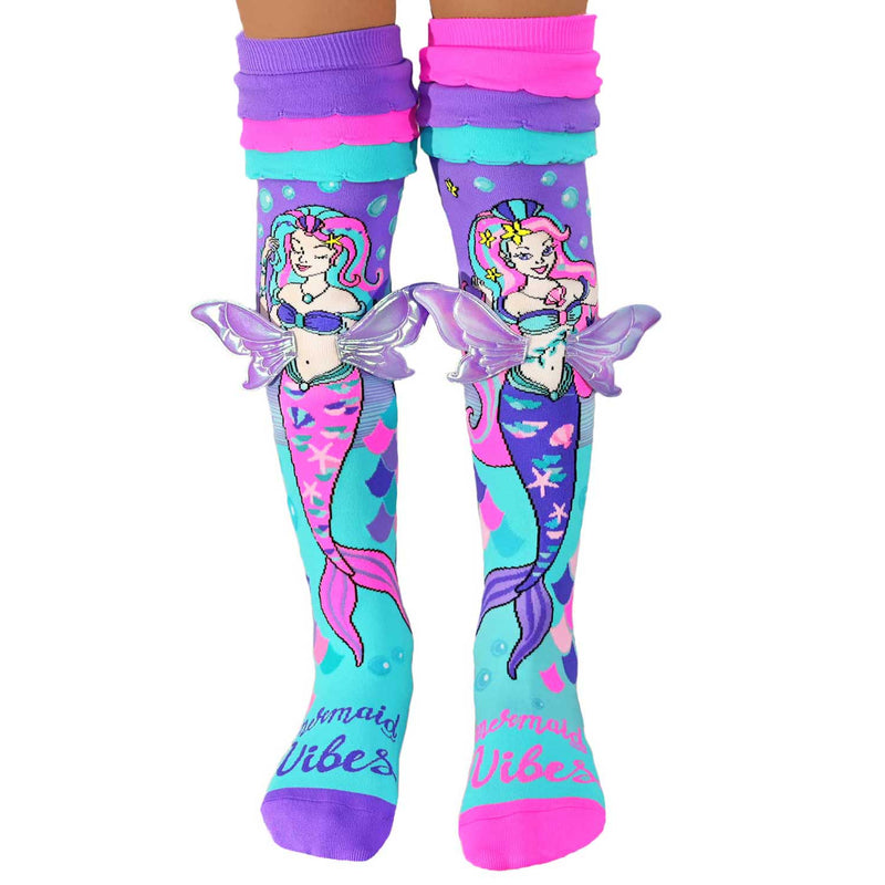 MERMAID VIBES SOCKS: Kids & Adults Age 6 - 99