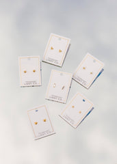Screwback Stud Earrings - Sloane