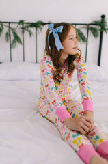 2 piece Bamboo Pajama in Holiday Bows