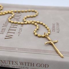 Everyday Cross Necklace, 19 1/2"