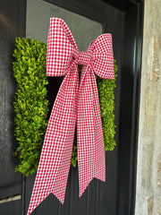 The Signature Red Gingham Bow