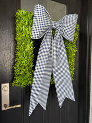 The Giverny Gingham Bow
