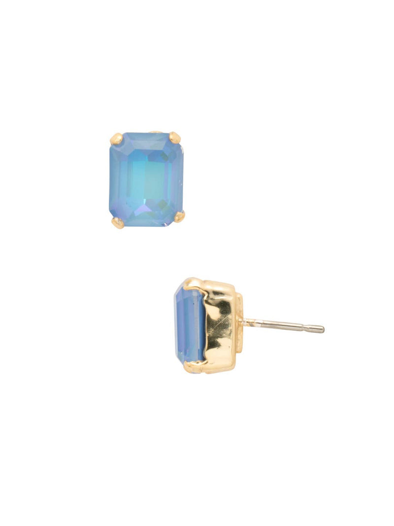 Octavia Stud Earrings - Blue