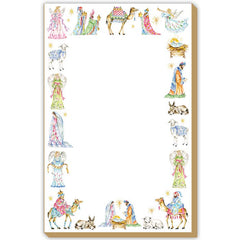 Nativity Icons Holy Family Wisemen Angels Luxe Large Notepad
