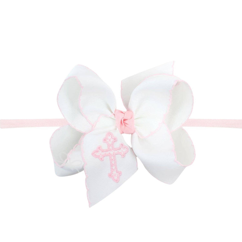 1/4" Pantyhose Headband w/ Cross bow