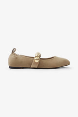 COLLEEN - Chic Ballet Flat with Gold Details