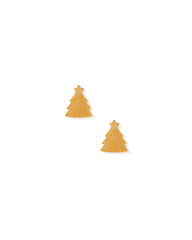 Screwback Stud Earrings - Micro Christmas Tree