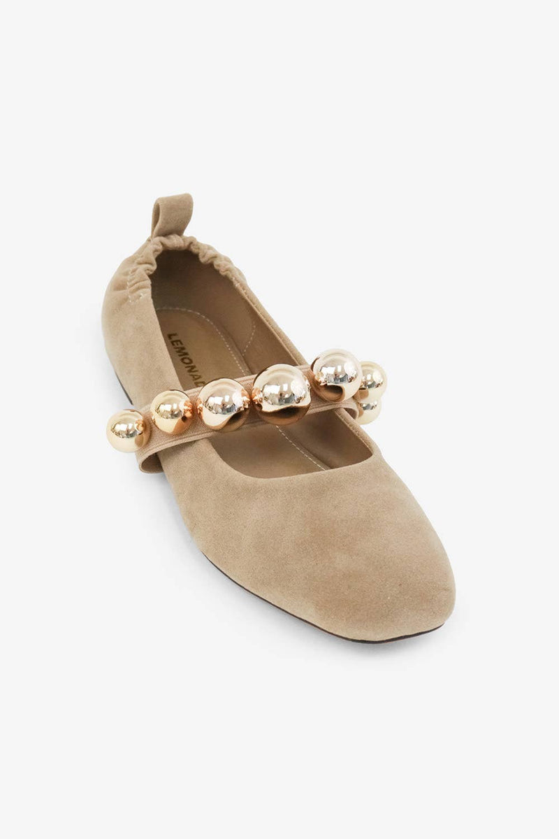 COLLEEN - Chic Ballet Flat with Gold Details