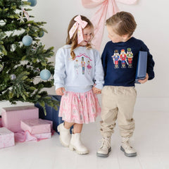 Nutcracker Christmas Gemstone Clip - Kids Hair Accessories