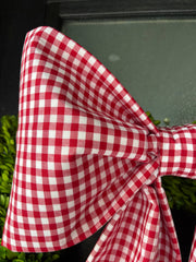 The Signature Red Gingham Bow