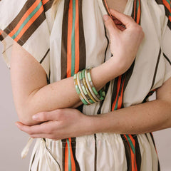 Matcha Tile Mixed Bangle Set