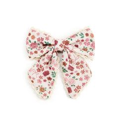 Berry Floral Bow Clip - Hair Bows - Fall - Kids