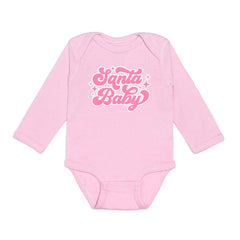Santa Baby Christmas Long Sleeve Bodysuit - Holiday Baby