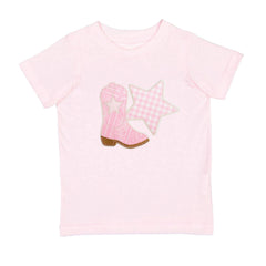 Bandana Cowgirl Patch Western Short Sleeve T-Shirt