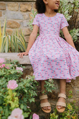 Classic Twirl Dress in Besties