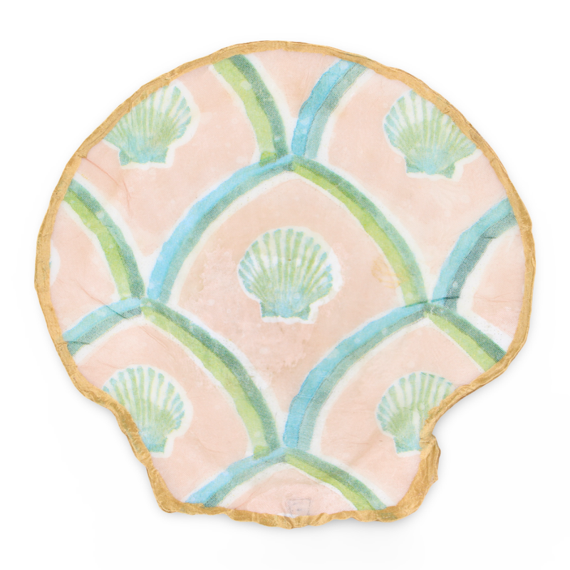 Pastel Shell Jewelry and Trinket Dish
