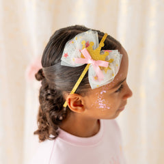 Princess Crown Tulle Bow Headband - Kids Hair Accessories