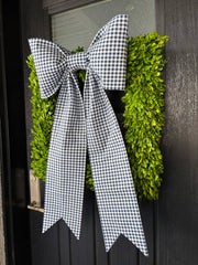 The Giverny Gingham Bow
