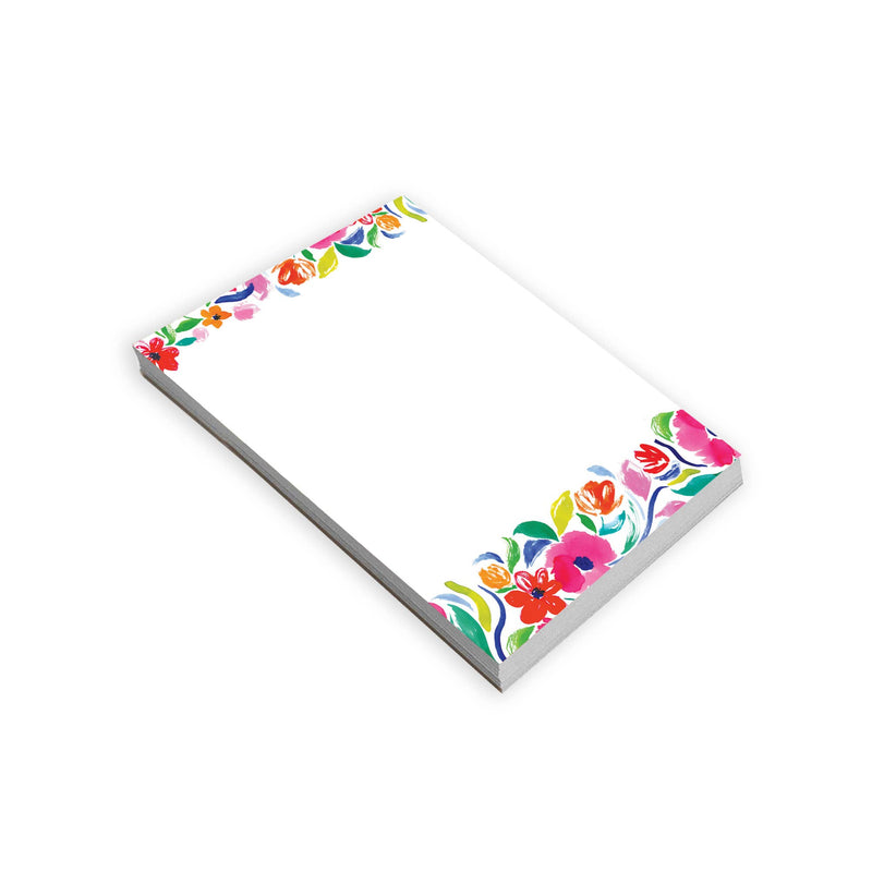 Memo Pad -  Painterly Blooms
