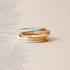 Pastel Seaside Bangle Set