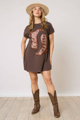 'Take Me Away' Boots Mini Dress