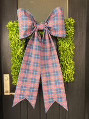 The Colonial Plaid Bow