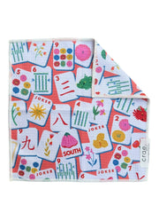 Bam: Double-Sided Washcloth: Coral / Washcloth (12 in x 12 in)
