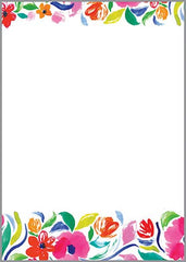 Memo Pad -  Painterly Blooms