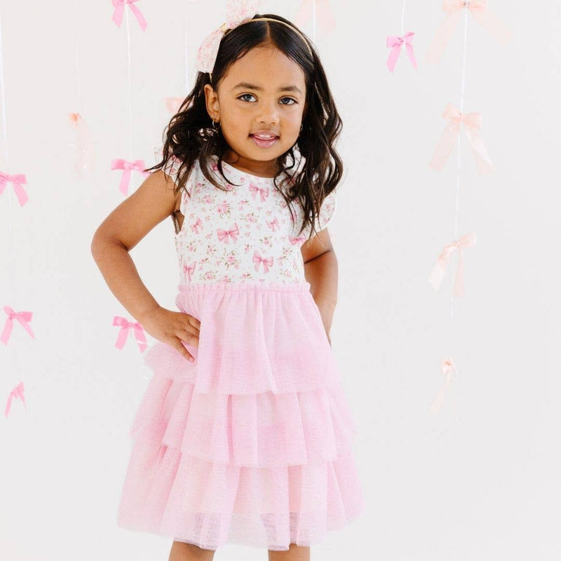 Ditsy Floral Short Sleeve Tutu Dress