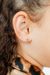 Screwback Stud Earrings - Peppermint Twist