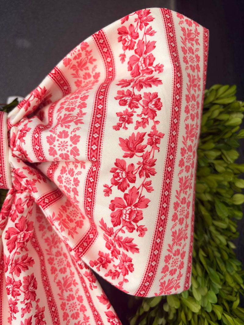 The Rouge Provençal Stripe Bow
