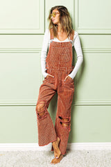 DISTRESSED VINTAGE OVERALLS