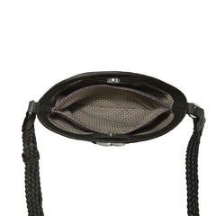 Blk Freda Small Cross Body Bucket Bag