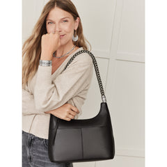 BLK BELLAIRE HOBO